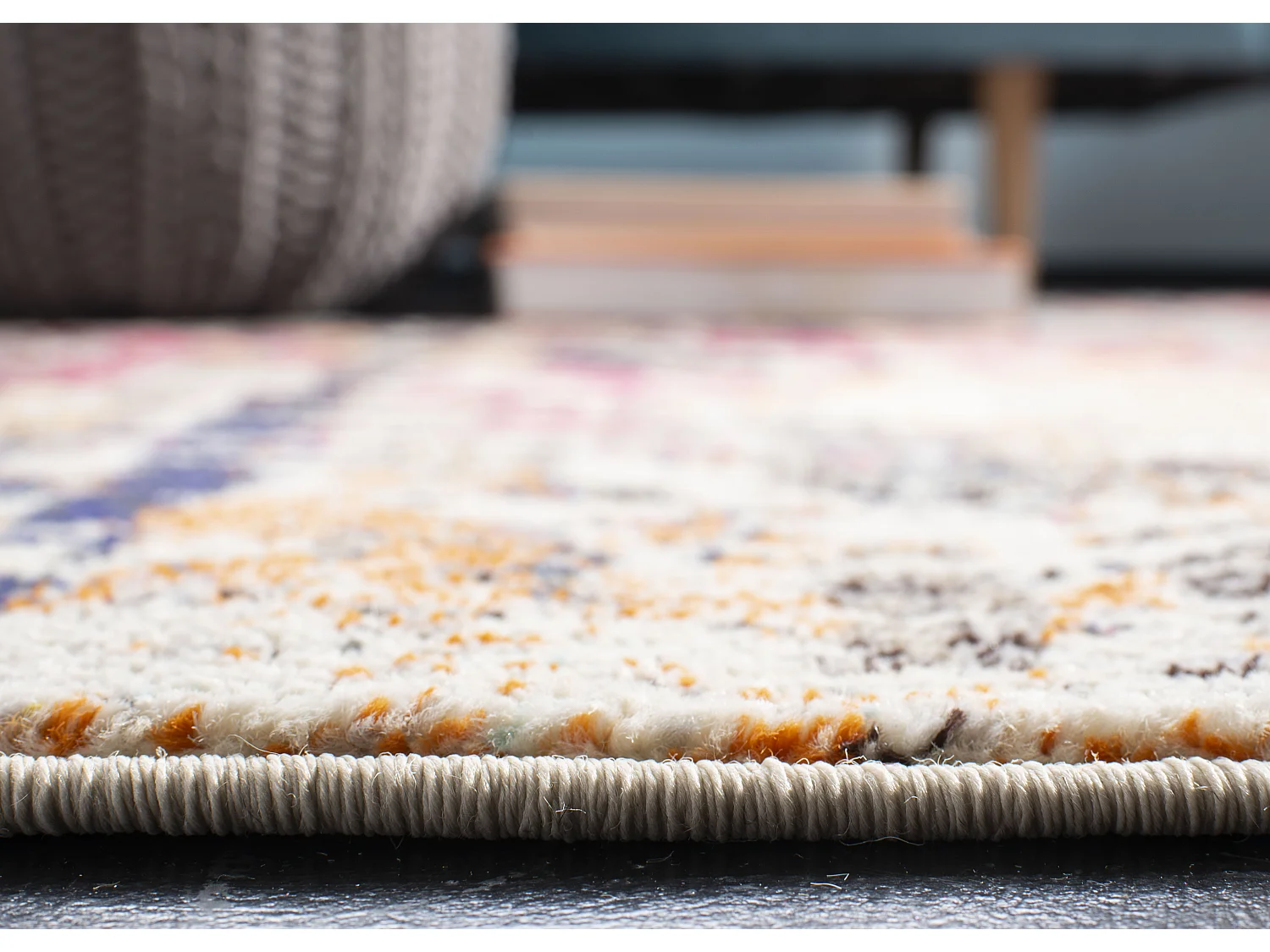 Tapis Rouge/Bleu 122 X 183 cm - Maida