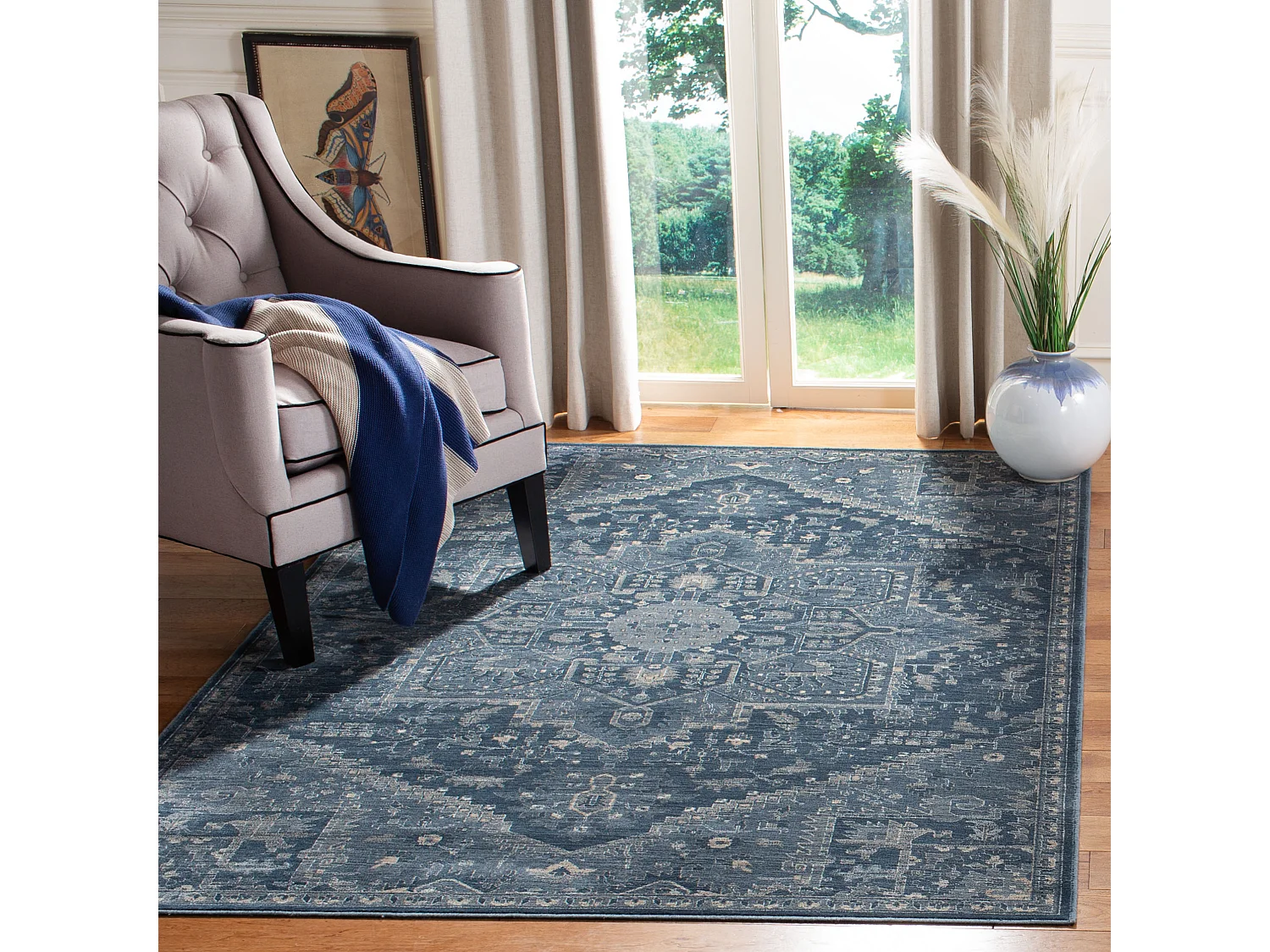 Tapis Bleu 160 X 229 cm - Maddy
