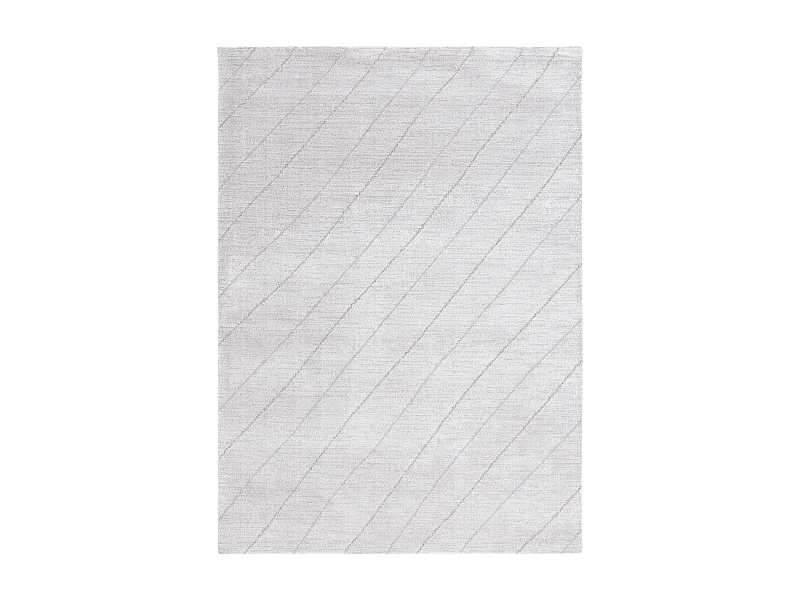 Tapis Gris clair/Gris 122 X 183 cm - Ellerie