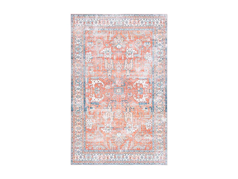 Tapis Rouille/Aqua 122 X 183 cm - Addilyn