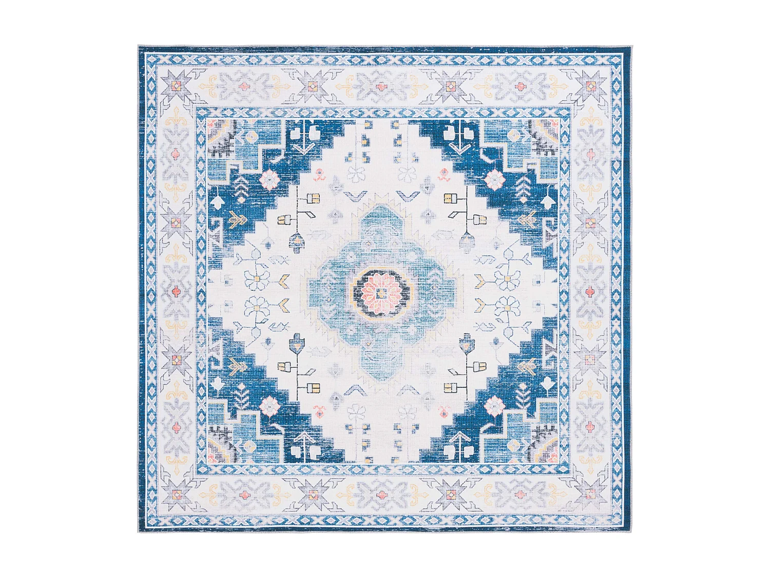 Tapis Marine/Ivoire 183 X 183 cm - Calypso