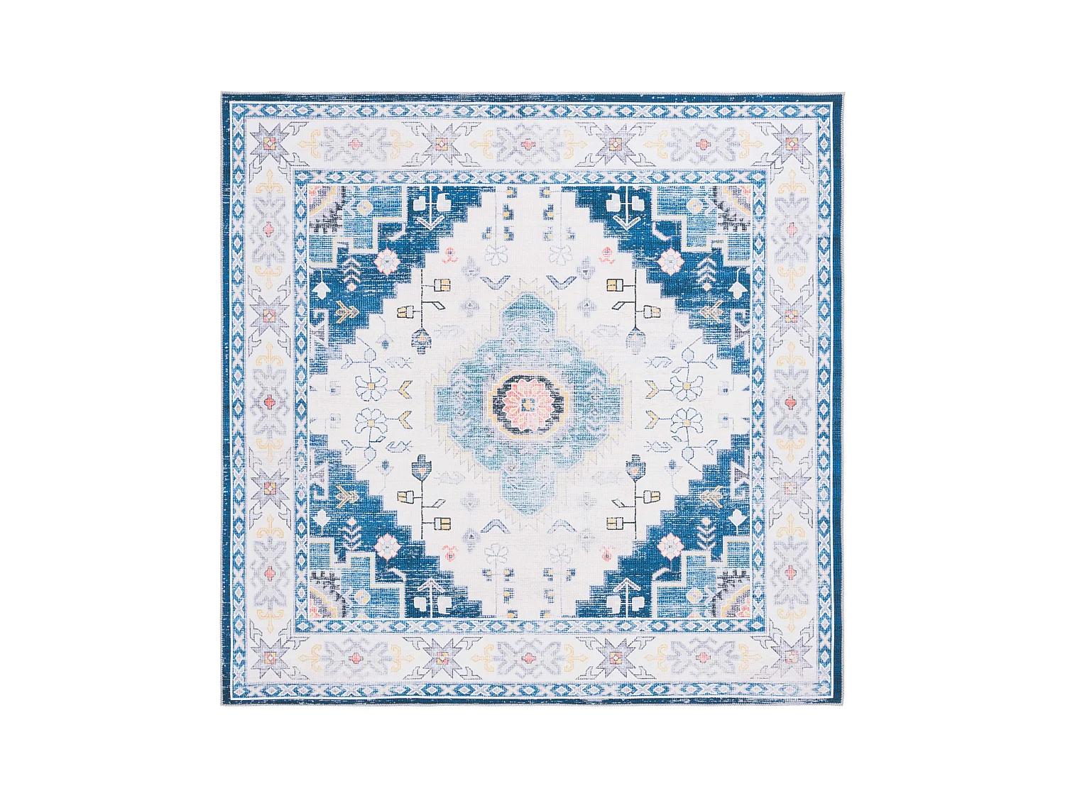Tapis Marine/Ivoire 183 X 183 cm - Calypso