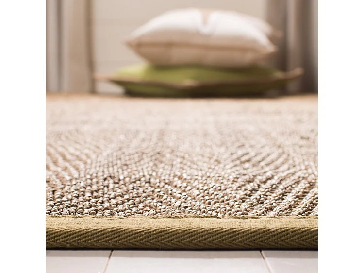 Tapis Neutre/Vert 183 X 183 cm - Winifred