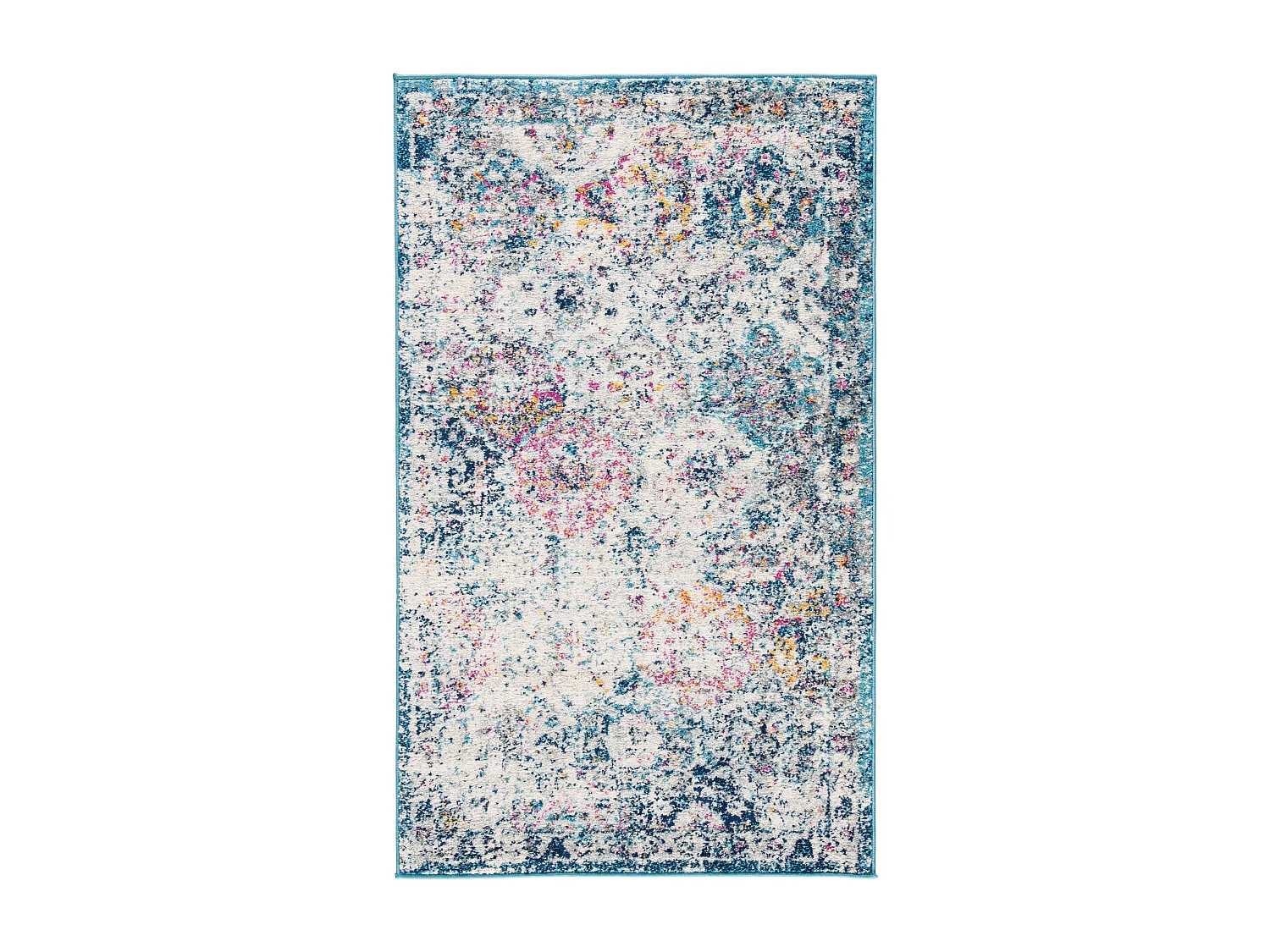 Tapis Bleu Marine/Bleu 91 X 152 cm - Mopani