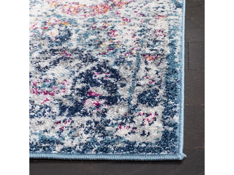 Tapis Bleu Marine/Bleu 91 X 152 cm - Mopani