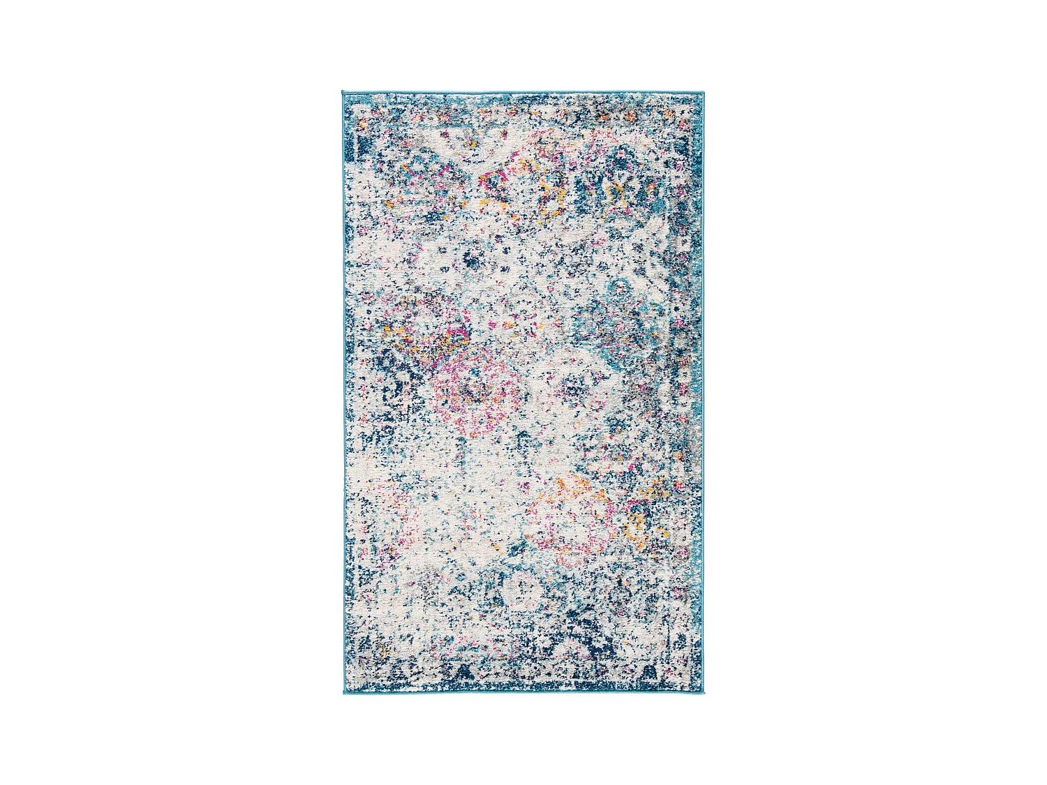 Tapis Bleu Marine/Bleu 91 X 152 cm - Mopani