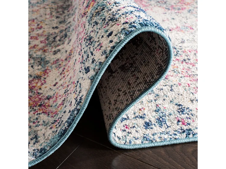 Tapis Bleu Marine/Bleu 91 X 152 cm - Mopani