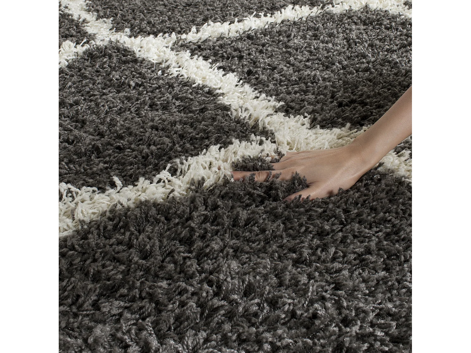 Tapis Gris/Neutre 91 X 152 cm - Aldo