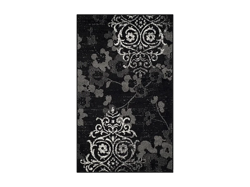 Tapis Noir/Gris 91 X 152 cm - Bryana
