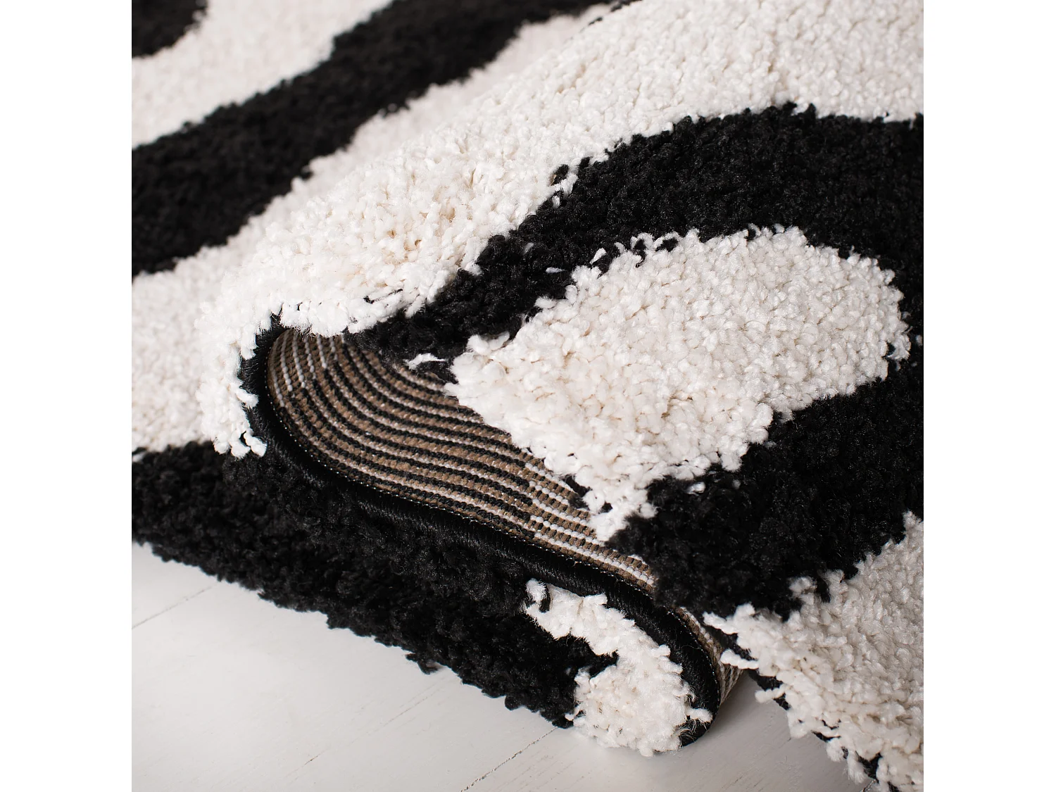 Tapis Ivoire/Noir 122 X 122 cm - Nottington