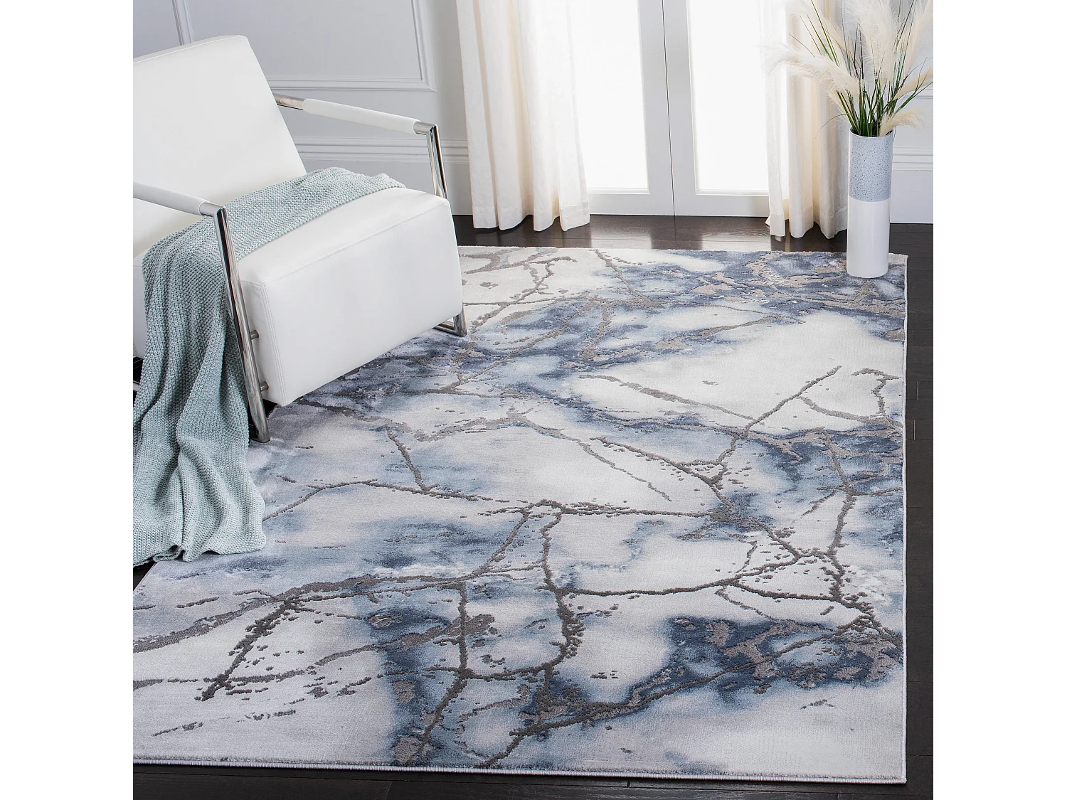 Tapis Gris 122 X 183 cm - Margaretha
