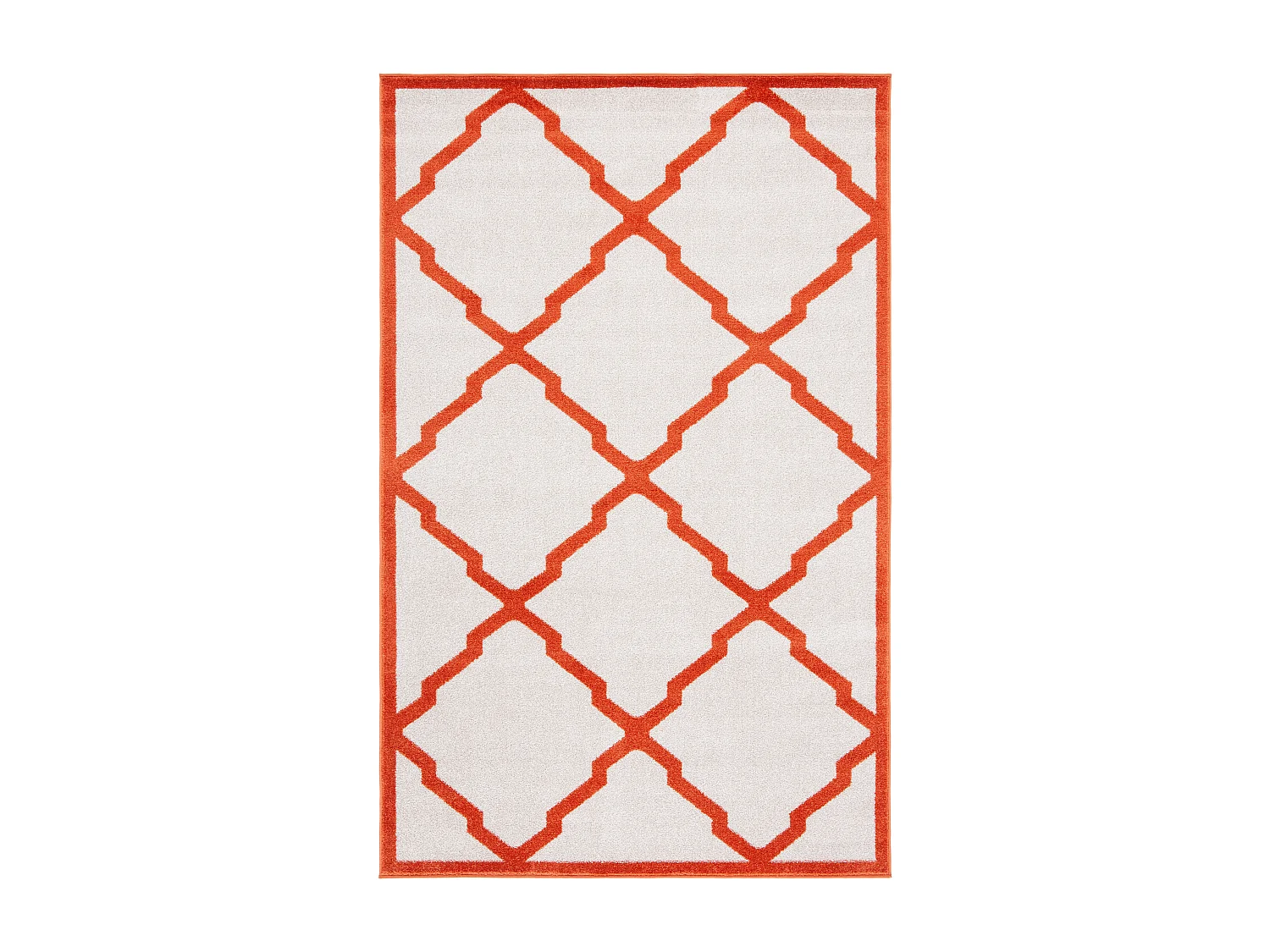 Tapis Neutre/Orange 122 X 183 cm - Lyric