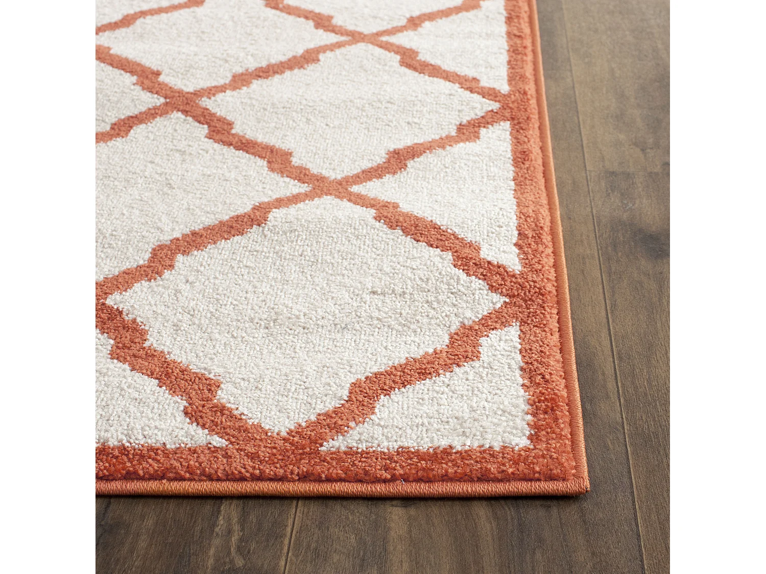 Tapis Neutre/Orange 122 X 183 cm - Lyric