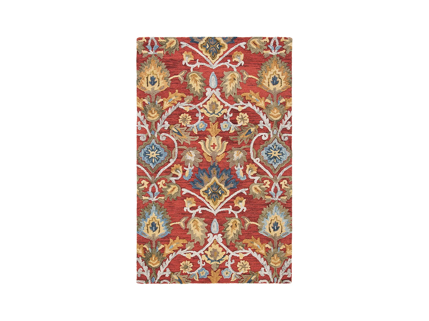 Tapis Rouge/Multicolore 152 X 244 cm - Juni