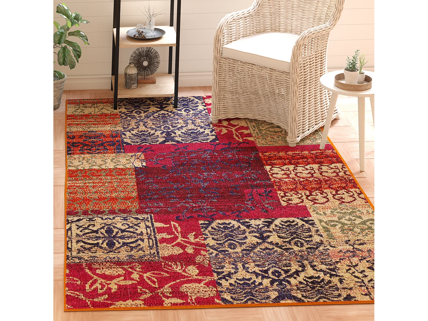 Tapis Multicolore 122 X 170 cm - Sofia