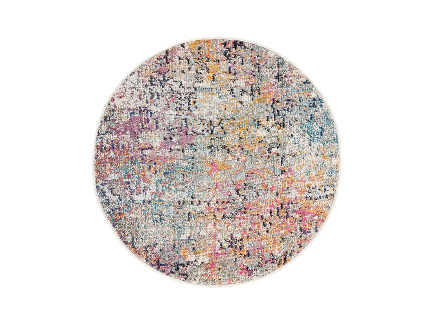 Tapis Gris/Rose 122 X 122 cm - Manjor