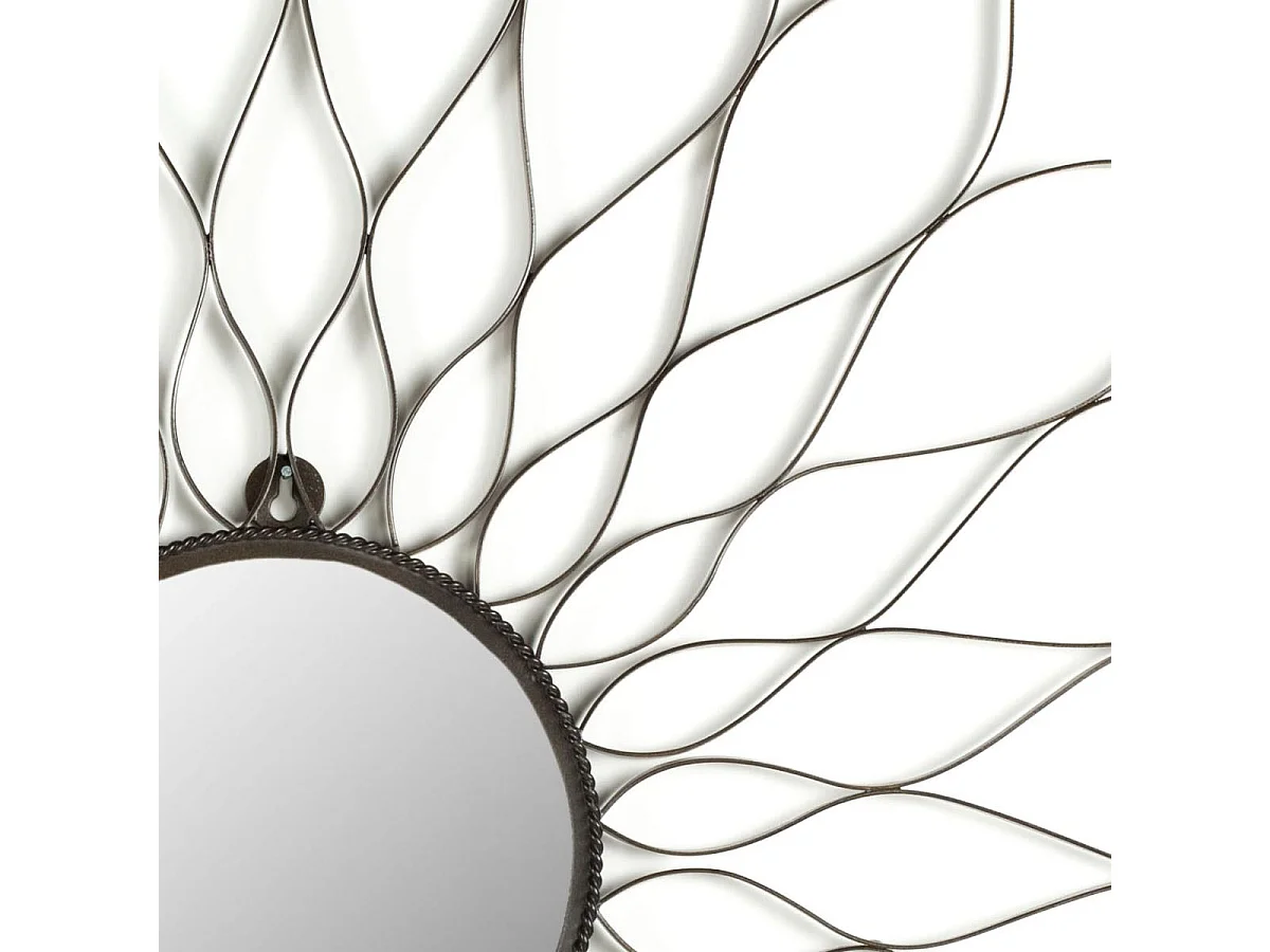 Miroir Noir mat 89 X 89 X 1.27 cm - Santina
