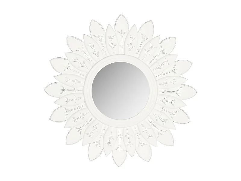 Miroir Blanc 75 x 2 x 75 cm - Sun King