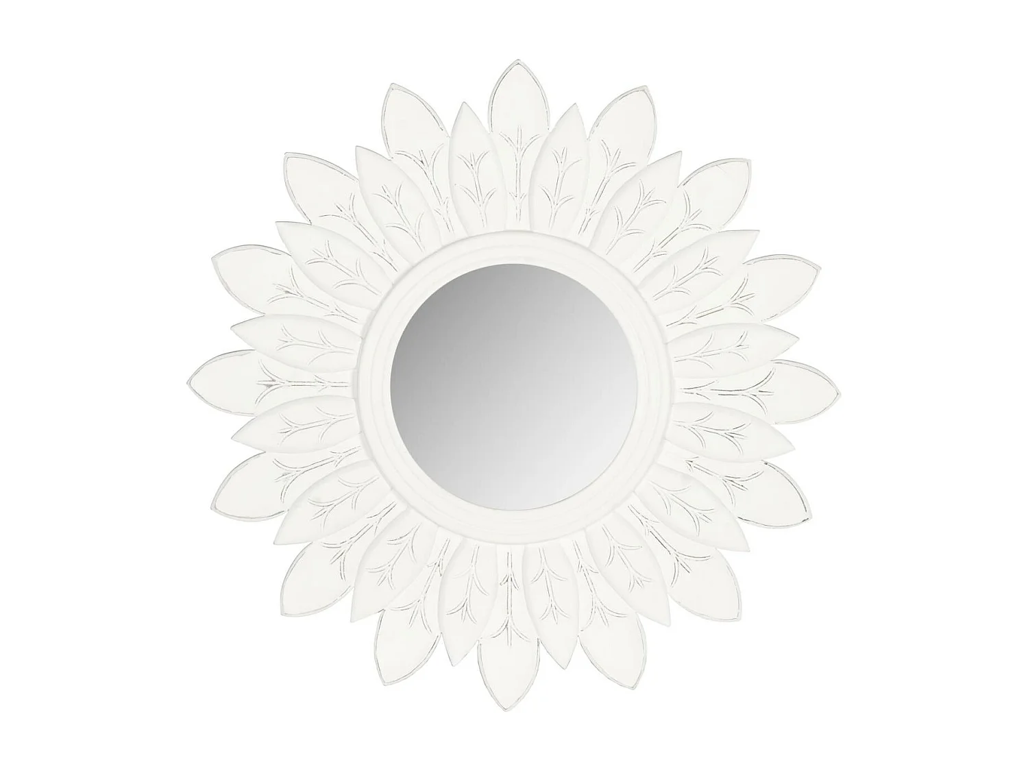 Miroir Blanc 75 x 2 x 75 cm - Sun King