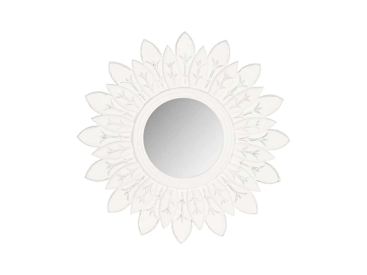Miroir Blanc 75 x 2 x 75 cm - Sun King