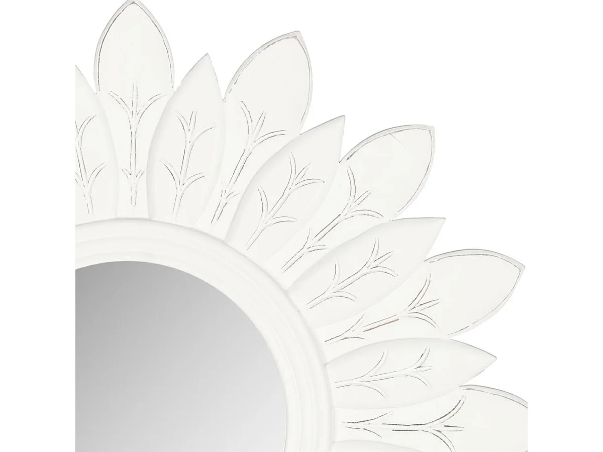 Miroir Blanc 75 x 2 x 75 cm - Sun King