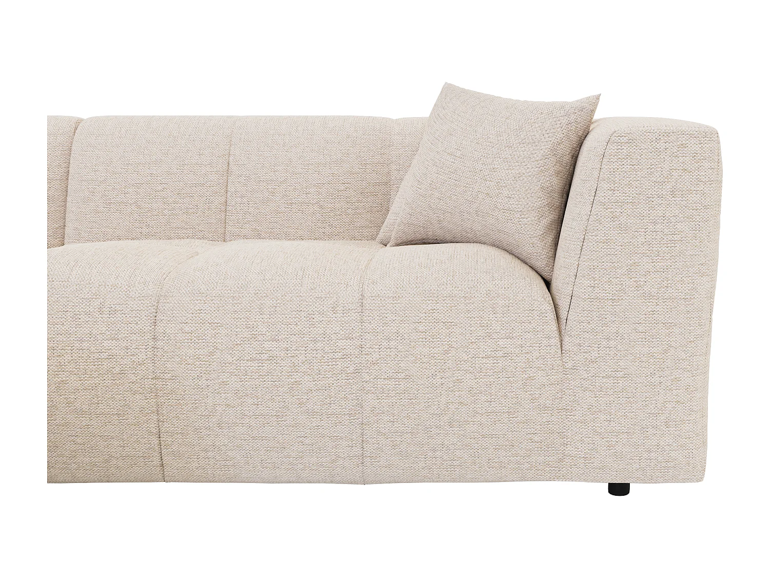 Höger soffhörna i beige tyg NAEMIA från Maison Céphy