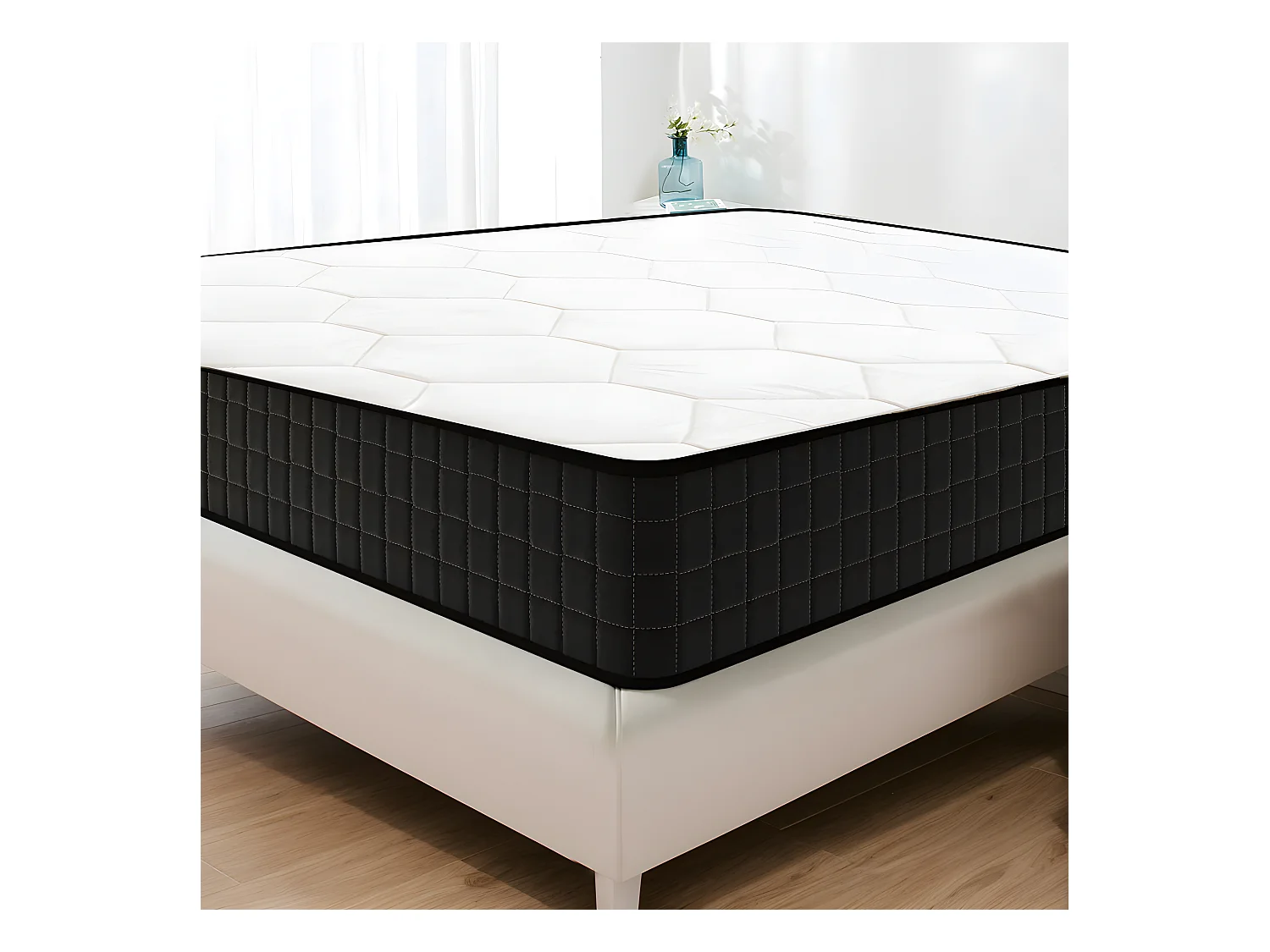 Matelas 90x200 cm Mousse - épaisseur 15 cm - Matelas mémoire de forme de 1 place