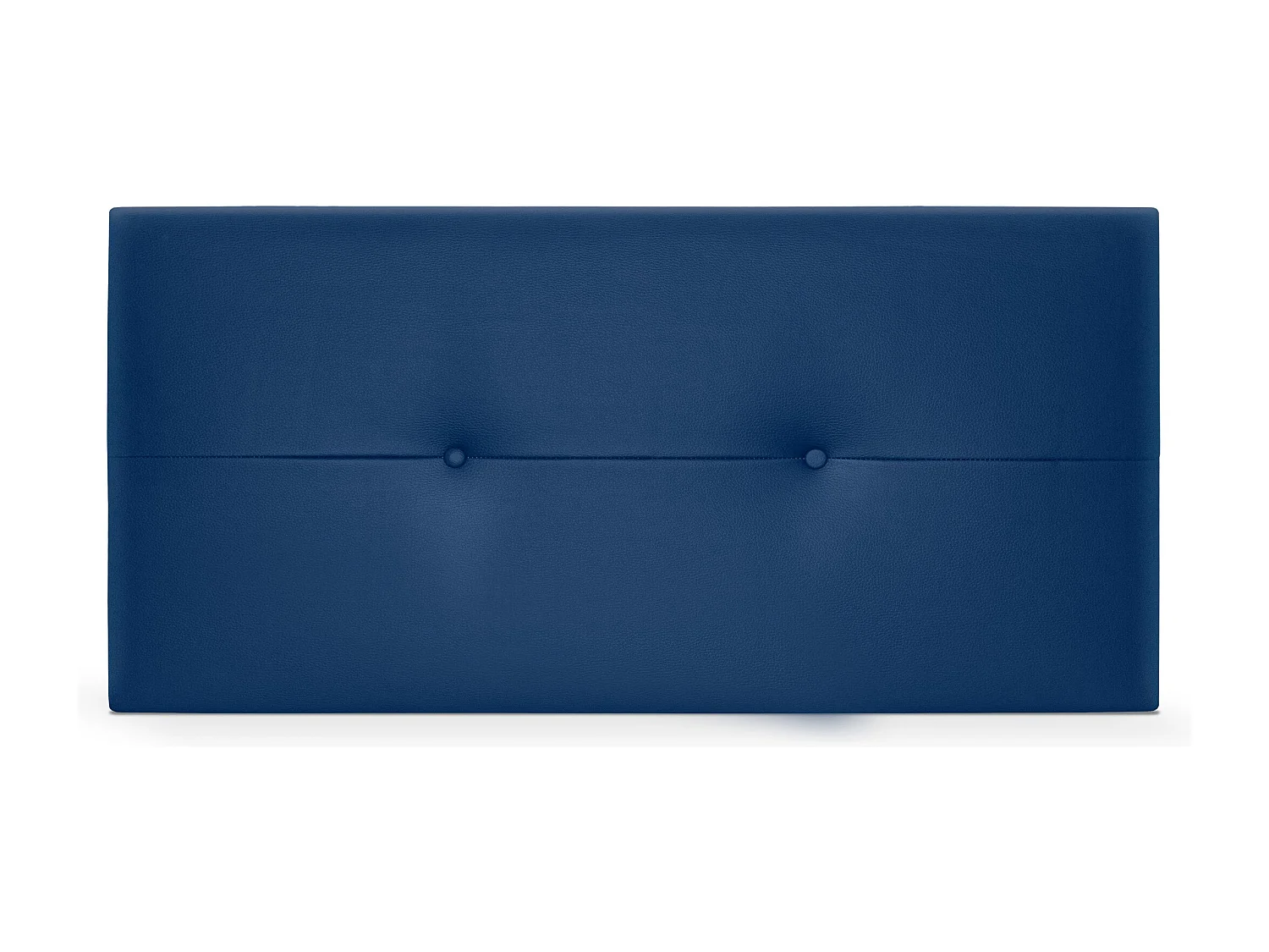 DHOME Kopfteil aus Kunstleder mit Knöpfen 90x50cm Betten 80/90 - Blau