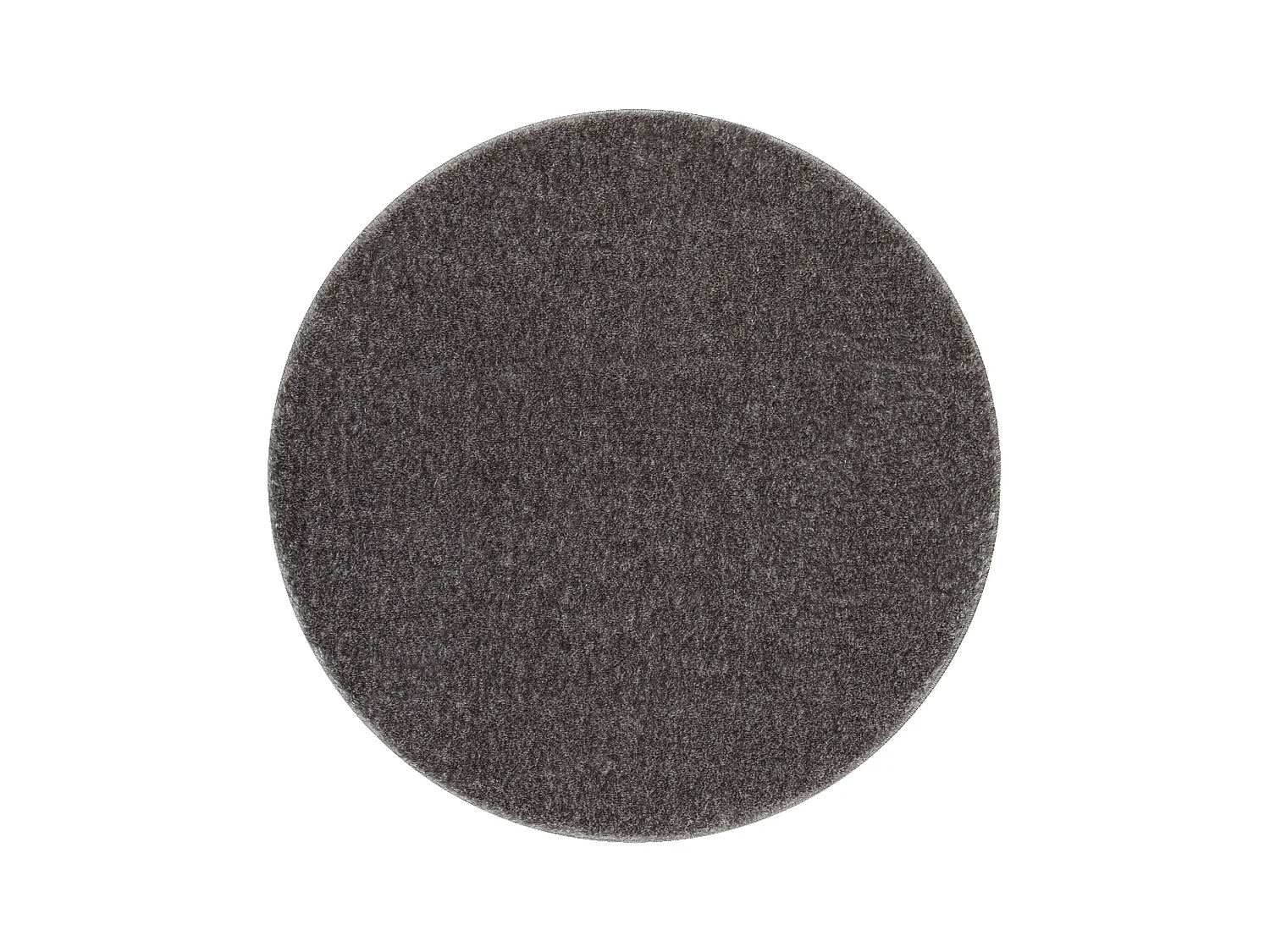 Tapis de salle de bain SANTA cercle plaine, antidérapant, doux - gris cercle 67 cm