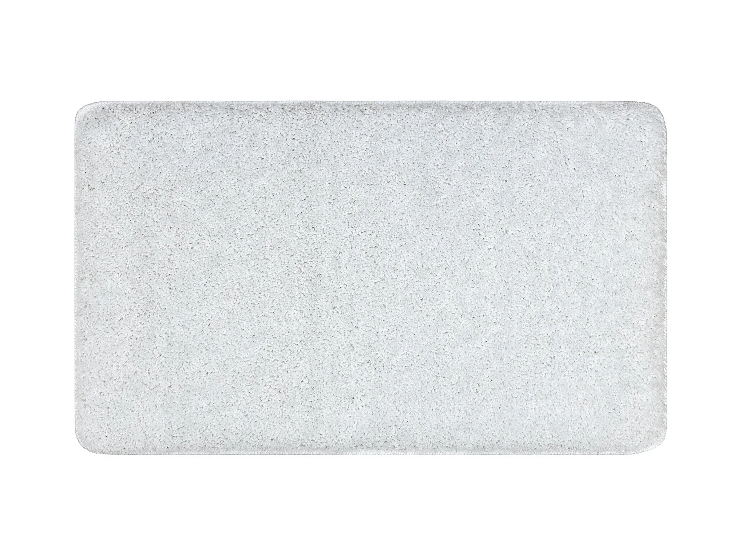 Badteppich SYNERGY, Glamour, rutschfest, weich – lurex weiß 50x80 cm