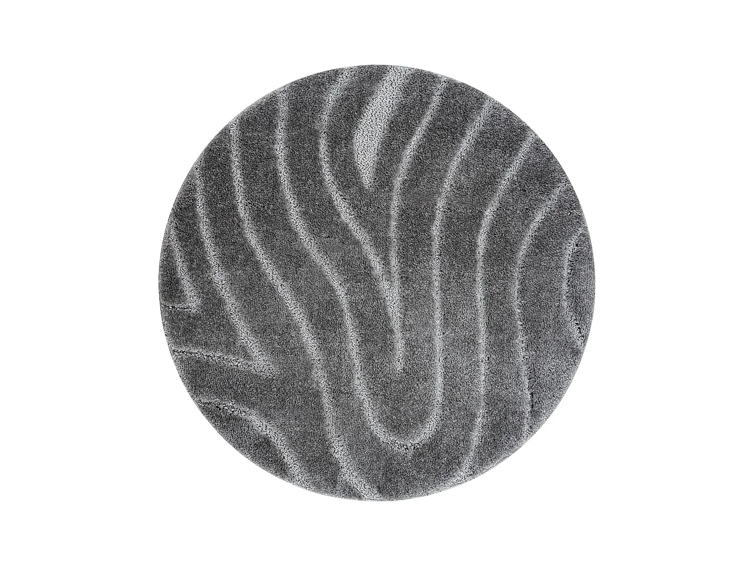 Tapis de salle de bain SUPREME cercle WAVES, vagues, antidérapant, do cercle 100 cm