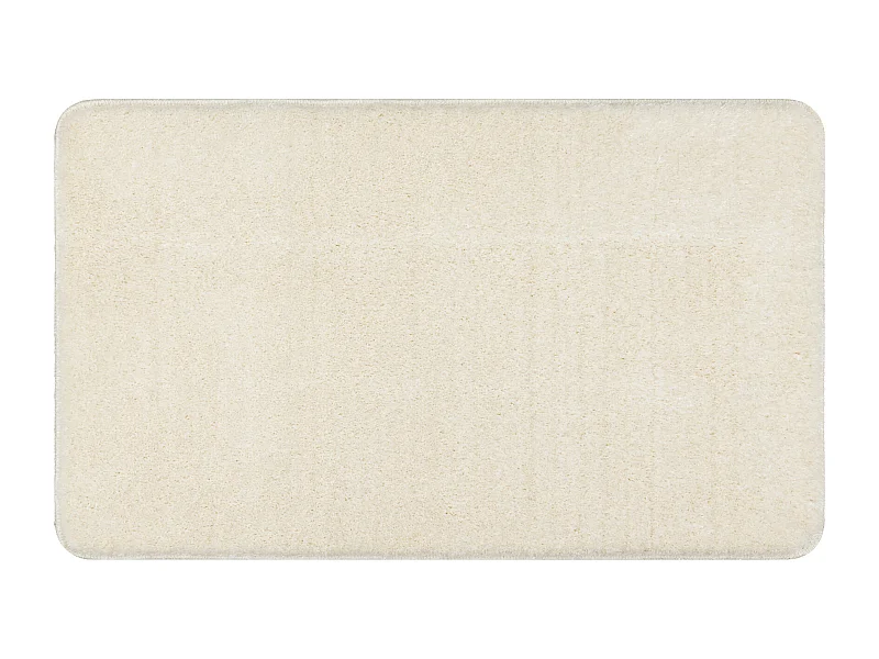Tappeto da bagno SANTA, pianura antiscivolo, morbido - bianco 50x80 cm