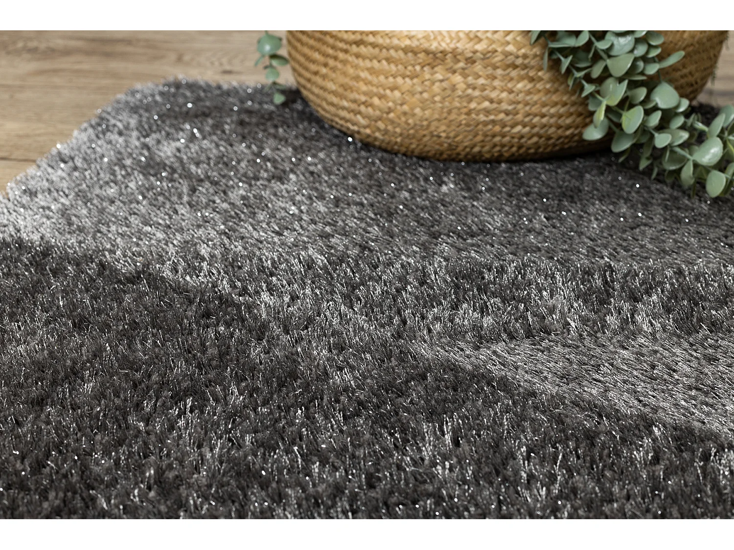 Dywan łazienkowy SYNERGY glamour, antypoślizgowy, miękki - lurex sz 50x80 cm