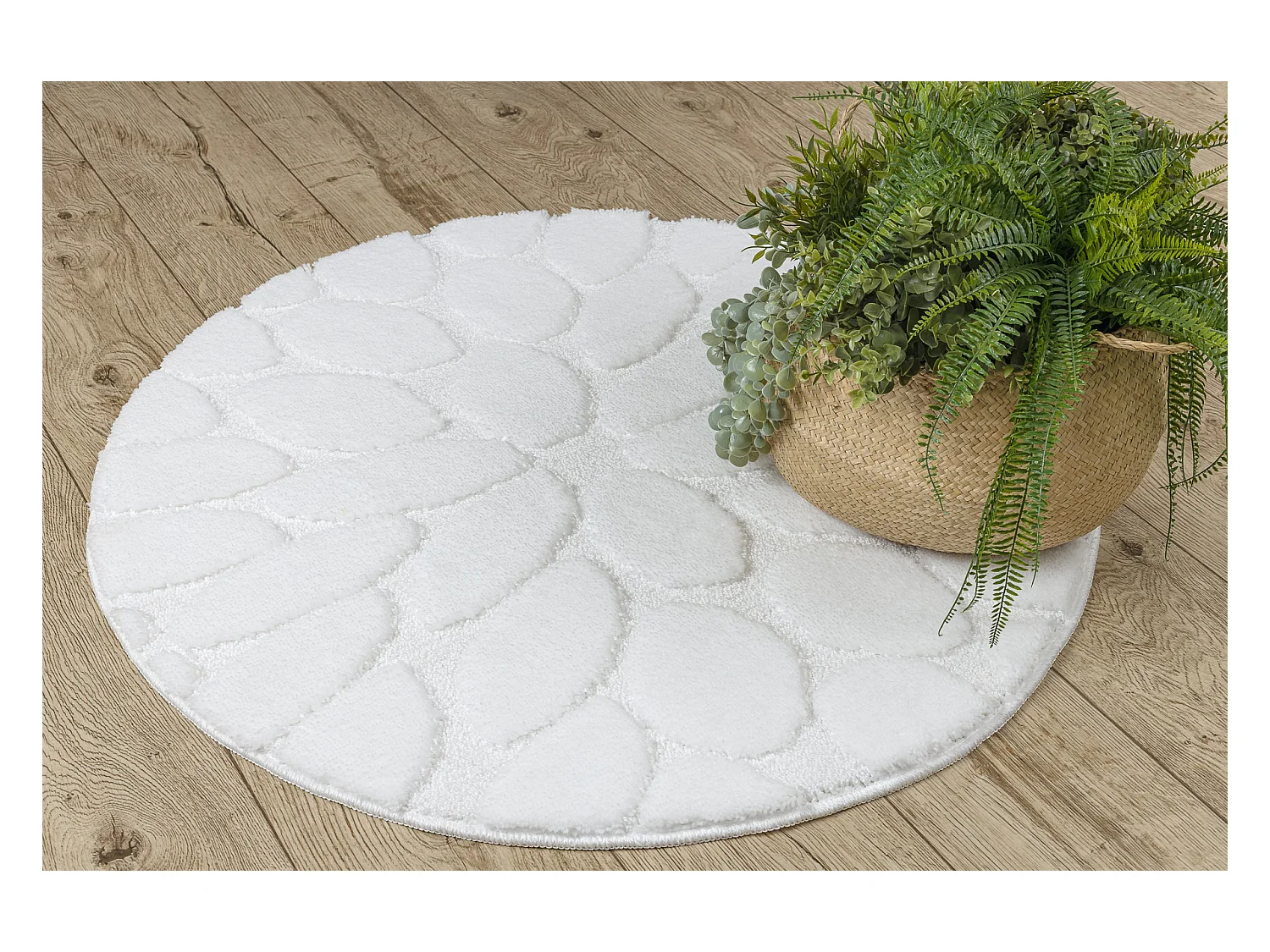 Tapis de salle de bain SUPREME cercle STONES, des pierres, antidérapa cercle 100 cm