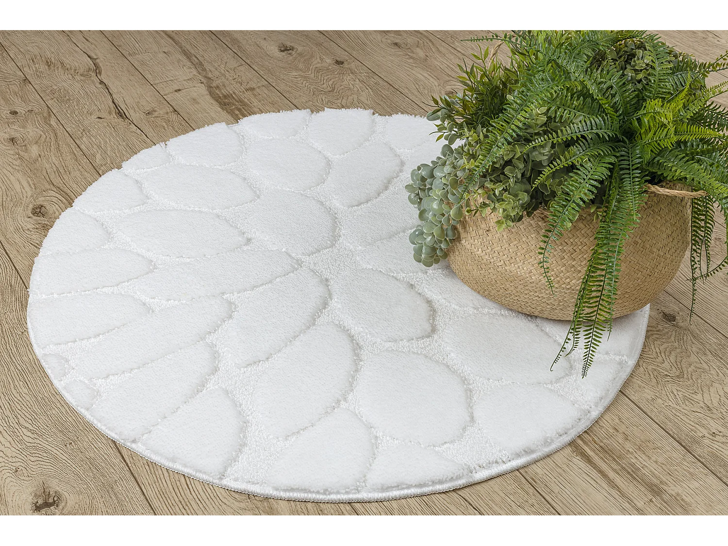 Tapis de salle de bain SUPREME cercle STONES, des pierres, antidérapa cercle 100 cm