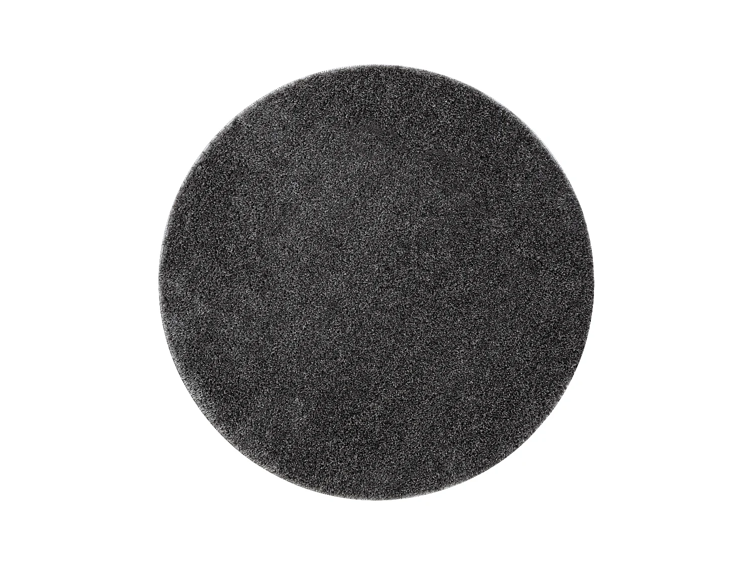 Badteppich SYNERGY Kreis, Glamour, rutschfest, weich – lurex grau cercle 100 cm