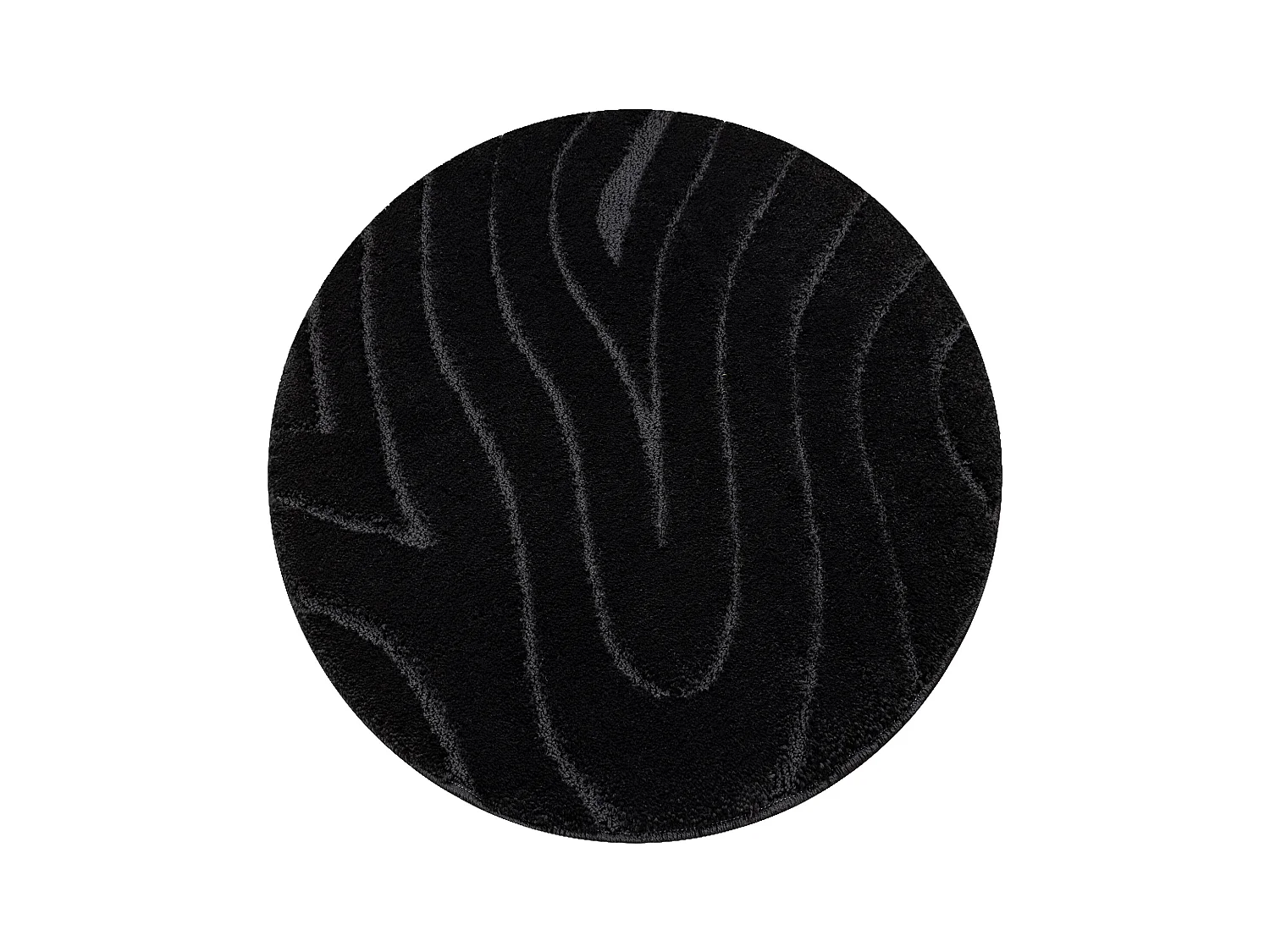 Tapis de salle de bain SUPREME cercle WAVES, vagues, antidérapant, do cercle 100 cm
