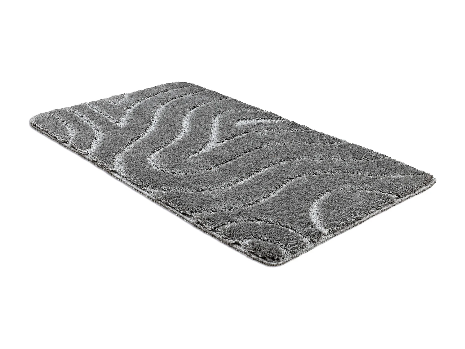 Tapis de salle de bain SUPREME WAVES, vagues, antidérapant, doux - gr 60x100 cm