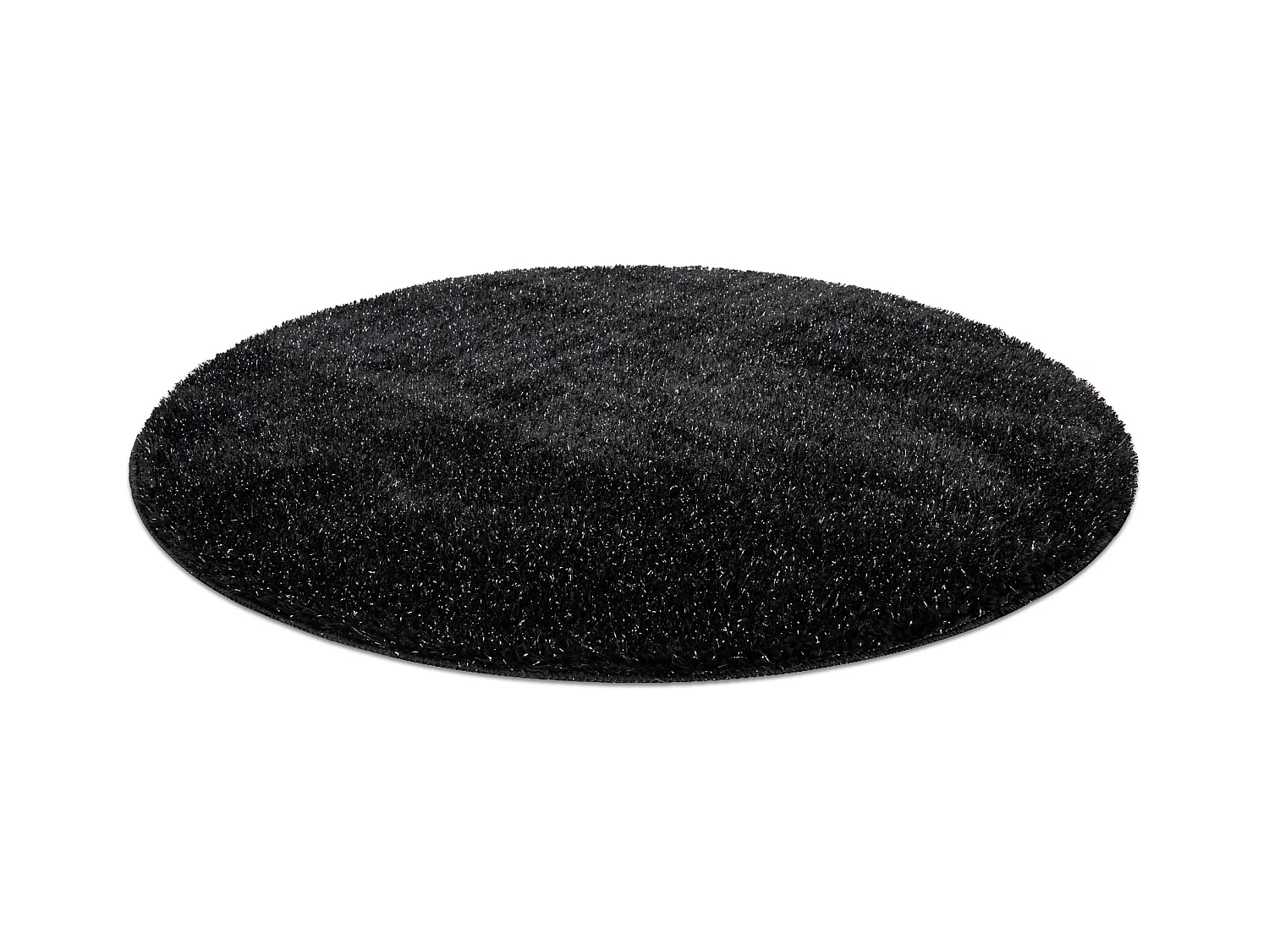 Tapis de salle de bain SYNERGY cercle, glamour, antidérapant, doux -  cercle 100 cm