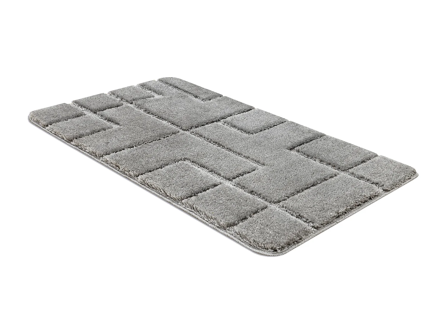 Tapis de salle de bain SUPREME LINES, lignes, antidérapant, doux - gr 60x100 cm