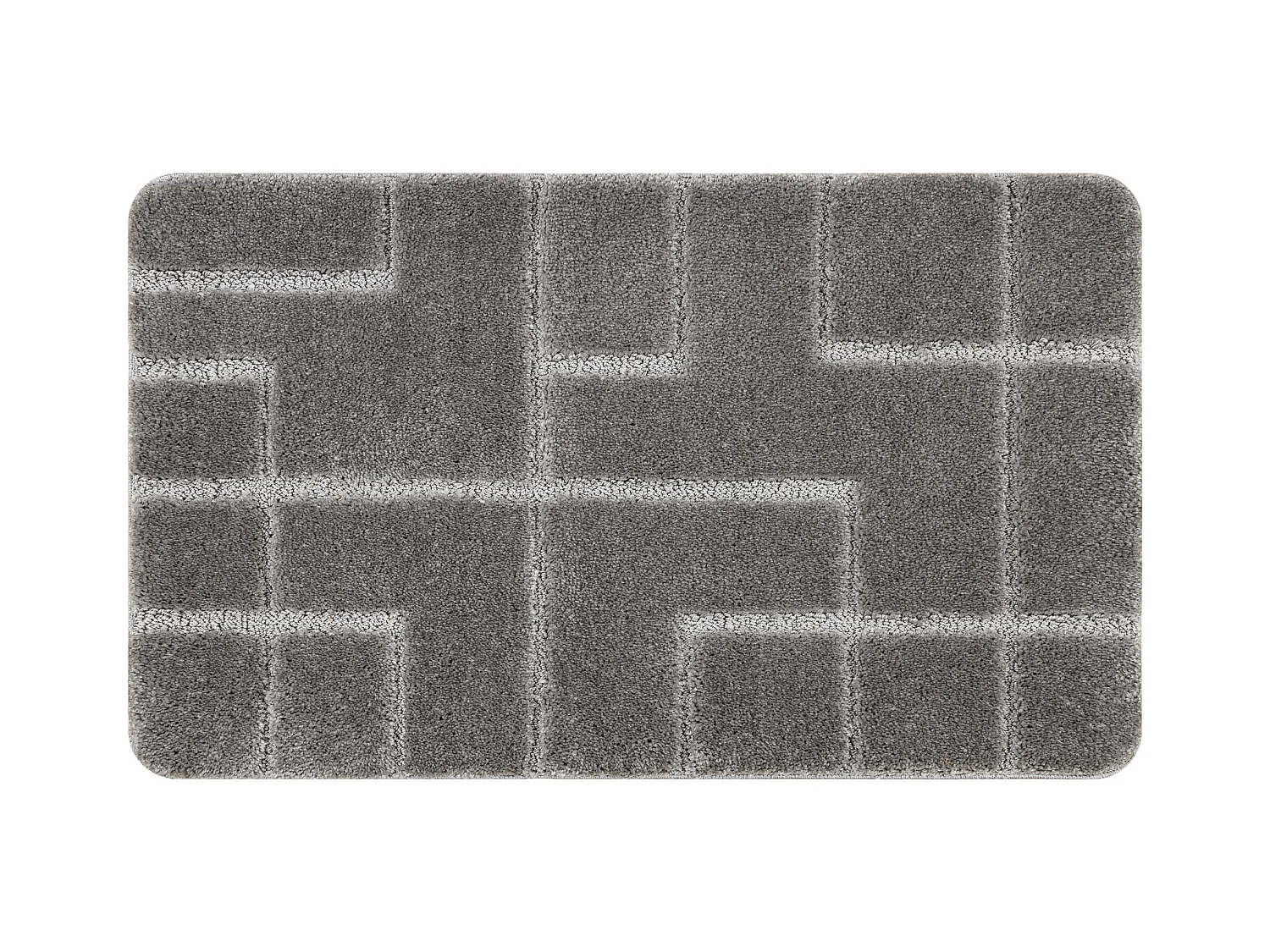 Tapis de salle de bain SUPREME LINES, lignes, antidérapant, doux - gr 60x100 cm