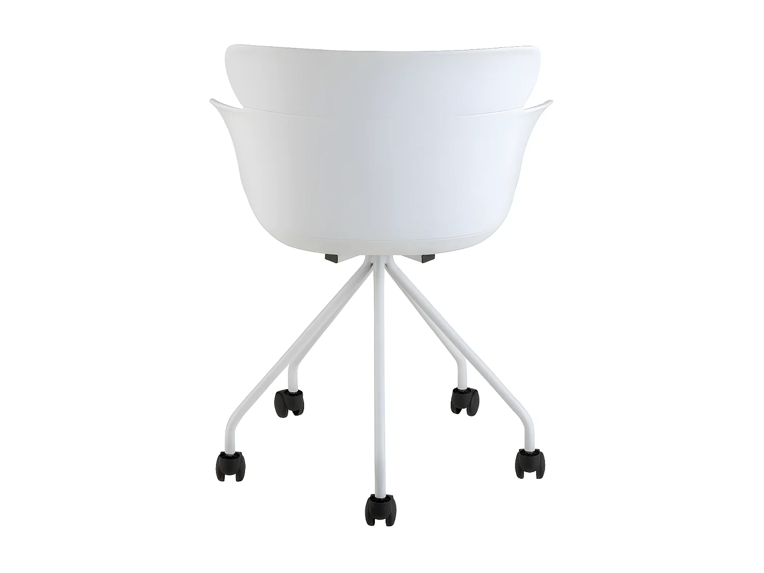 Fauteuil de Bureau Design "Eva" 81cm Blanc