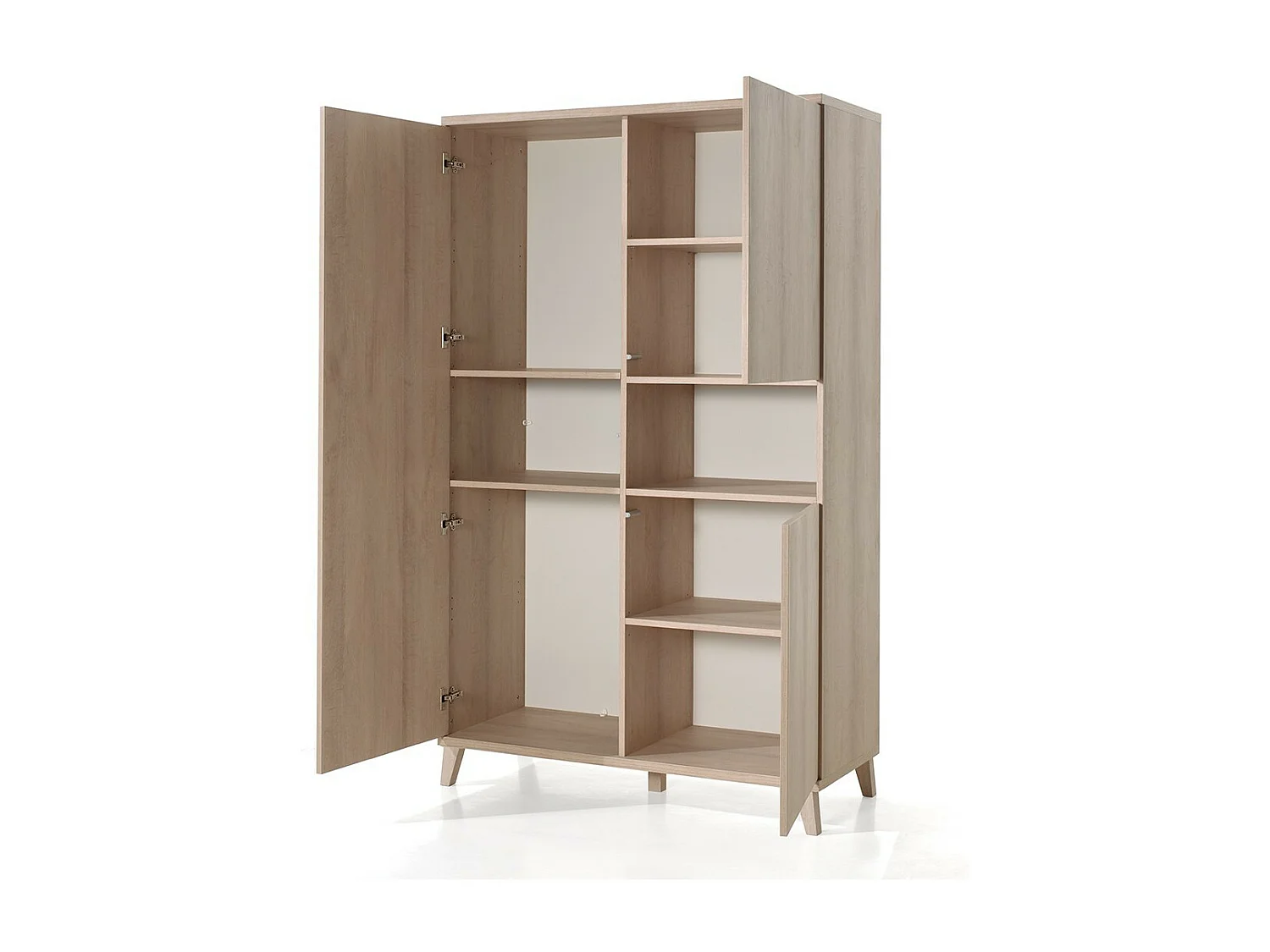 Chambre bébé ou enfant LOUISE, lit 60x120 évolutif en 90x200, armoire, commode à langer et chevet