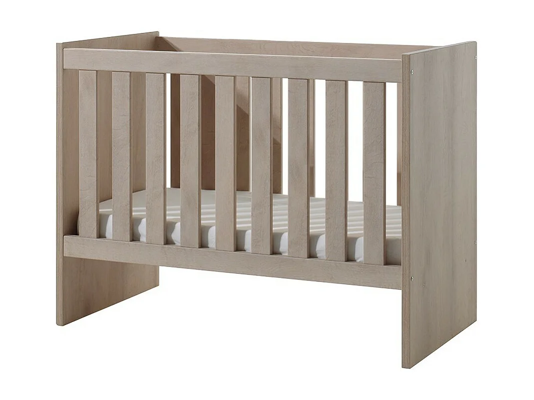 Chambre bébé ou enfant LOUISE, lit 60x120 évolutif en 90x200, armoire, commode à langer et chevet