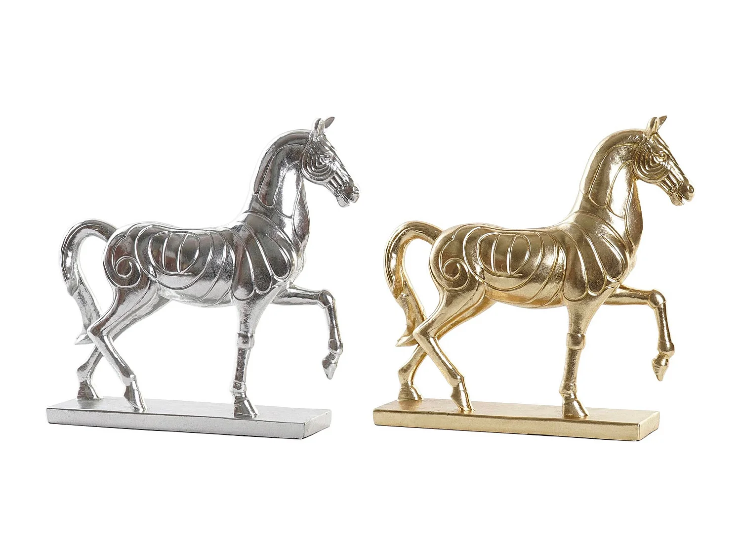 FIGURA RESINA 34X9,5X33,5 CABALLO 2 SURT.