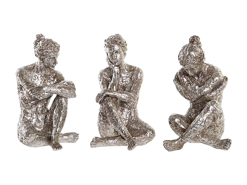 FIGURA RESINA 17X15X26 CHICA 3 SURT.