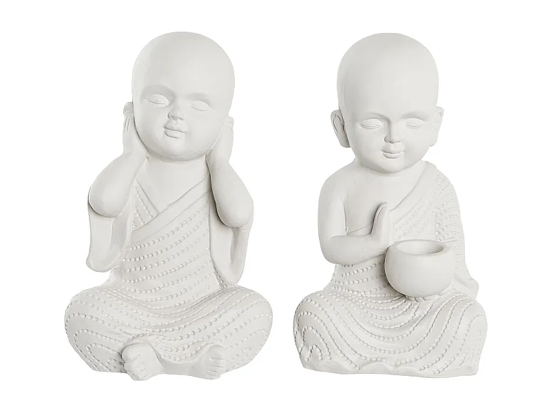 FIGURA MAGNESIA 25,5X19X39 MONJE 2 SURT.