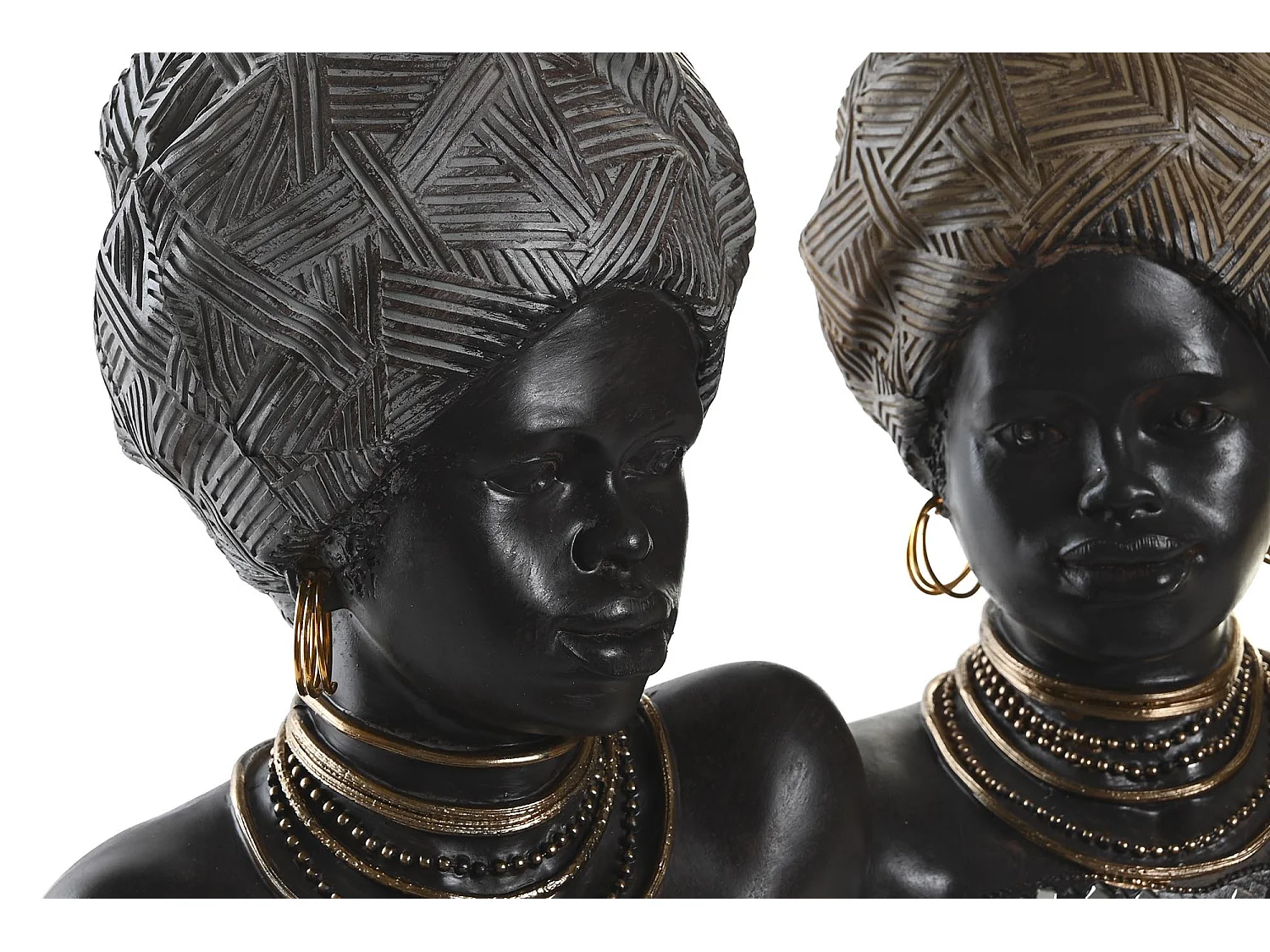 FIGURA RESINA 24X18X36 AFRICANA 2 SURT.