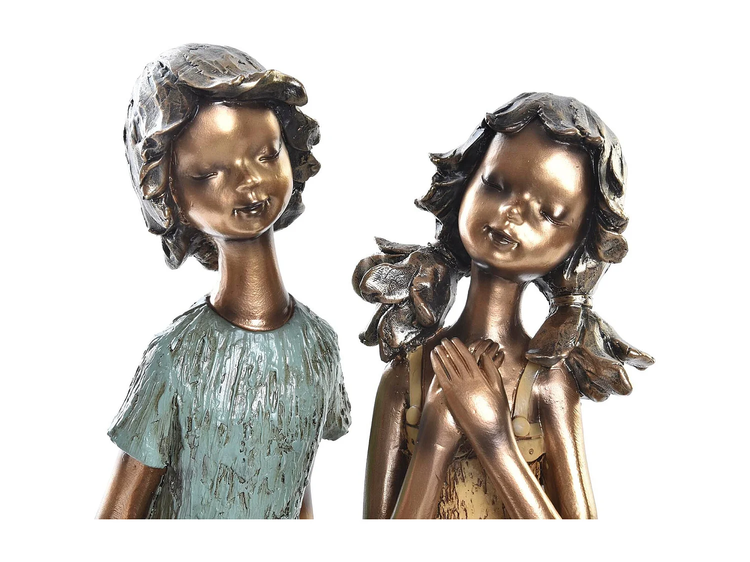 FIGURA SET 2 RESINA 17X13X22 NIÑOS 2 SURT.