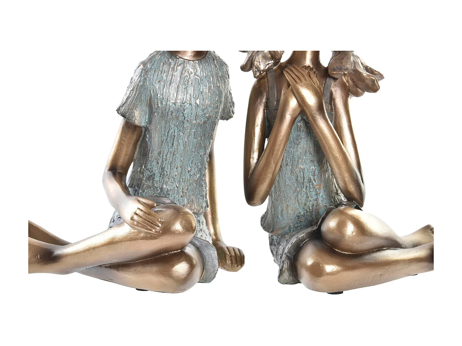 FIGURA SET 2 RESINA 17X13X22 NIÑOS 2 SURT.